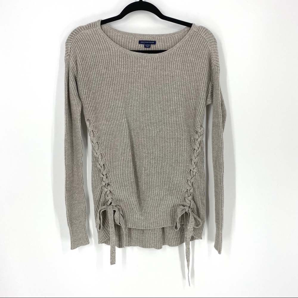American Eagle | Braided Detail Knit Sweater Sz XS